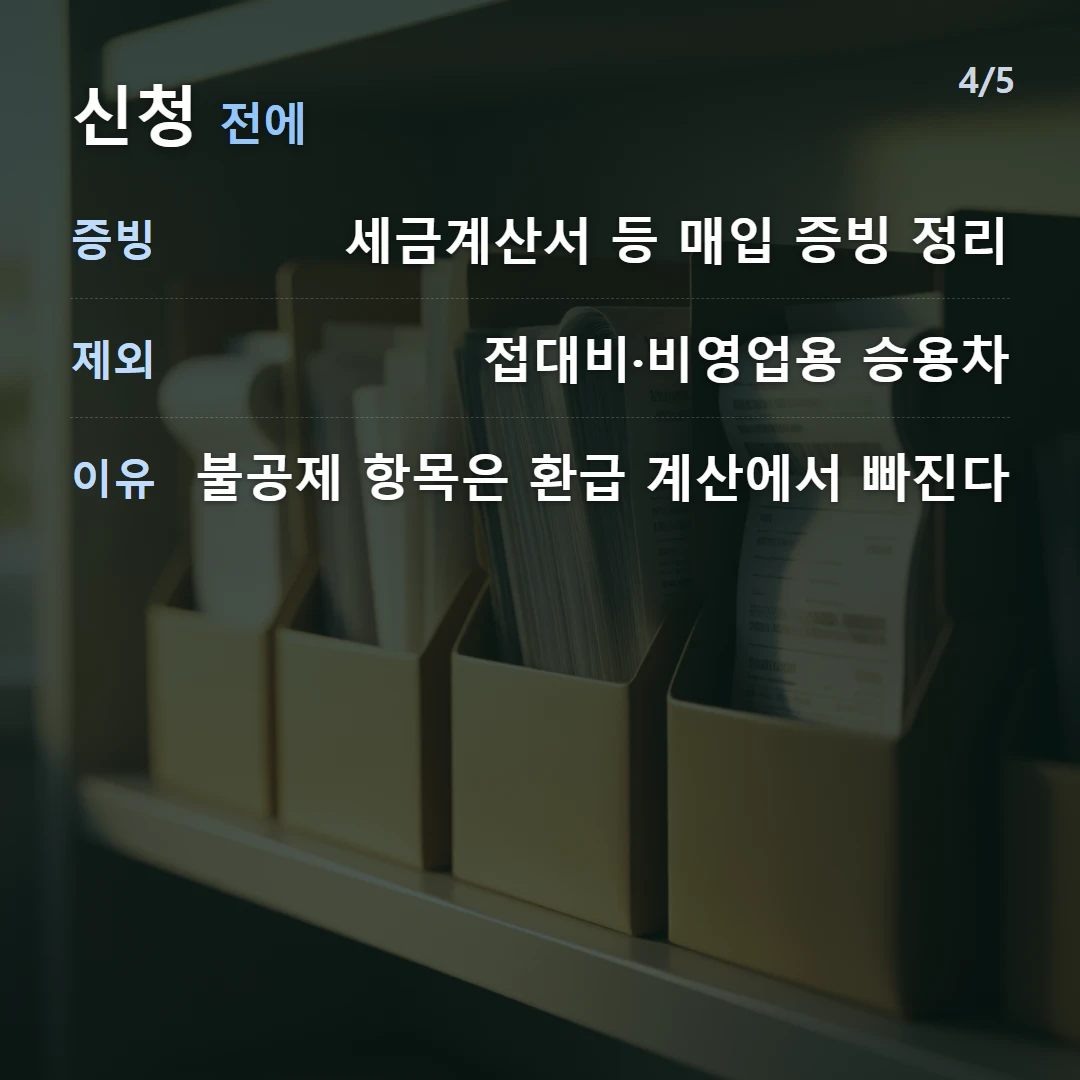 환급액 예시 — 매출세액 200만원, 매입세액 800만원, 납부세액 −600만원, 결과 600만원 환급