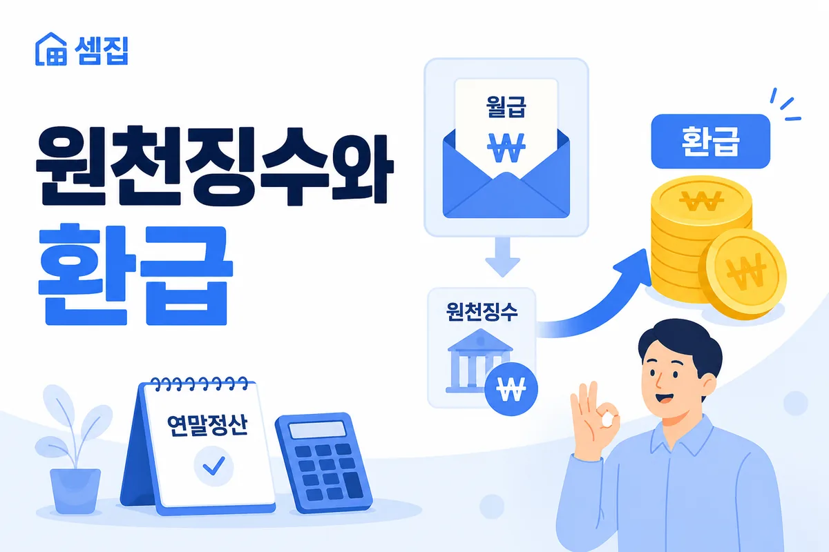 원천징수와 연말정산 환급·추가납부