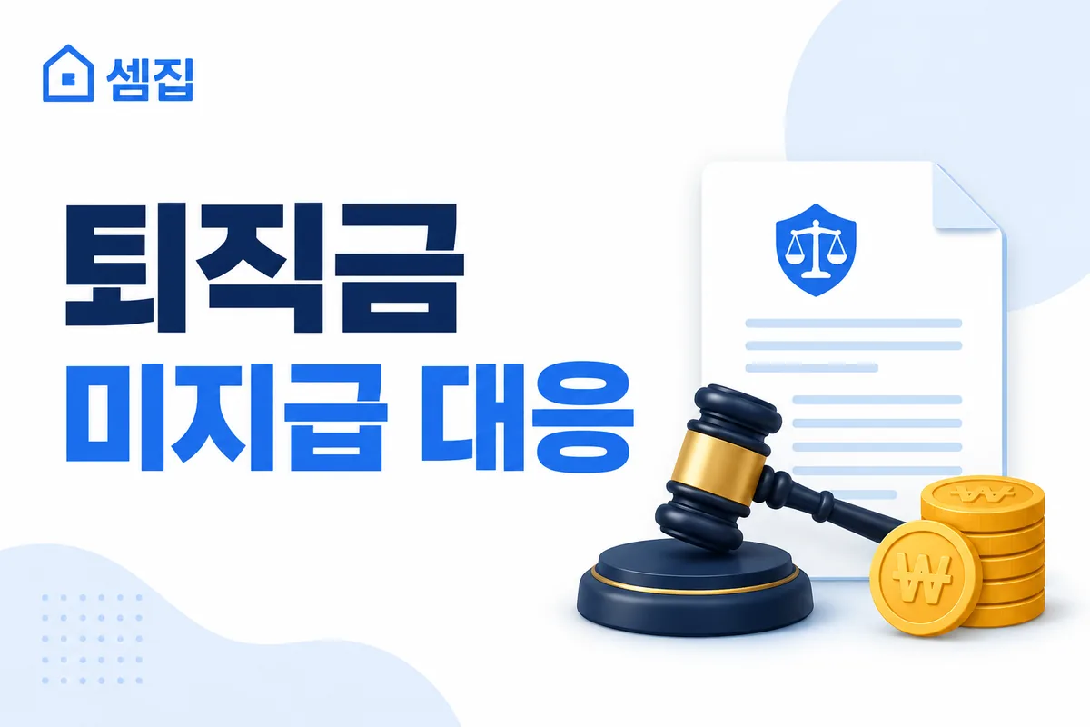 퇴직금 미지급 시 대응 절차 (진정·지연이자·소송)