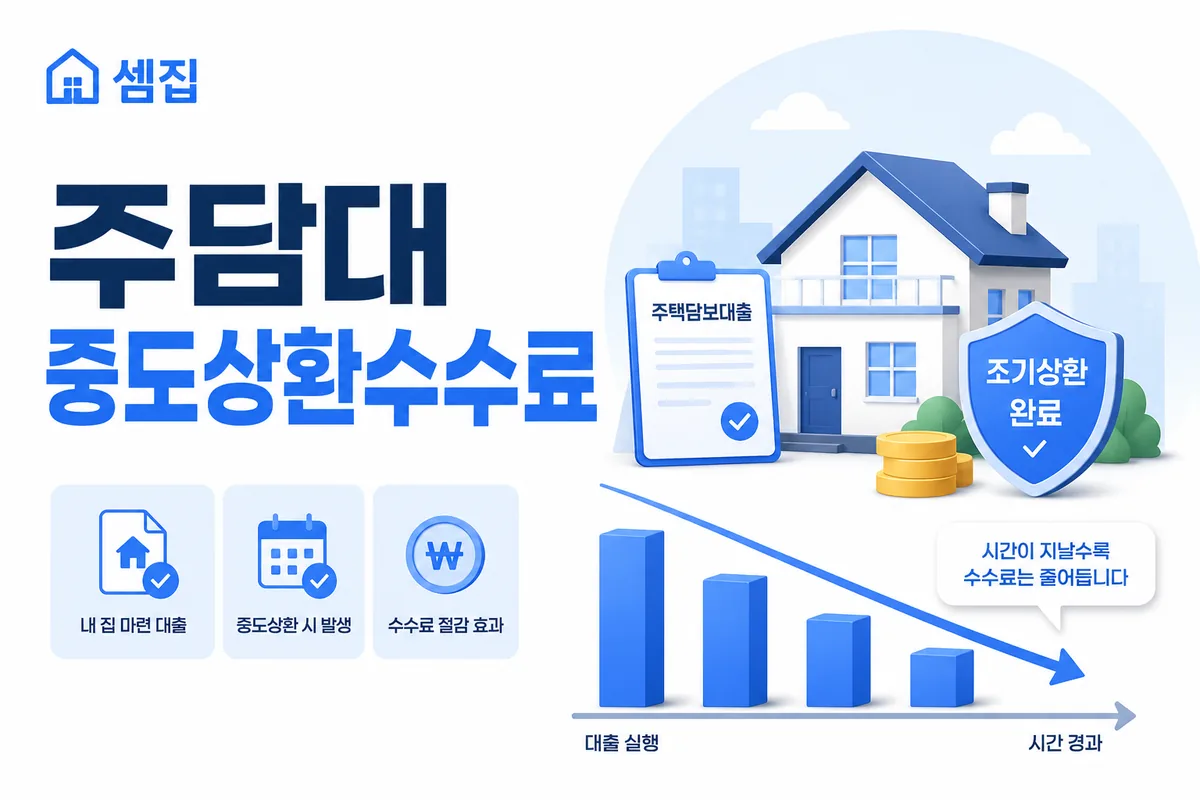 주담대 중도상환수수료 구조 (3년·체감)