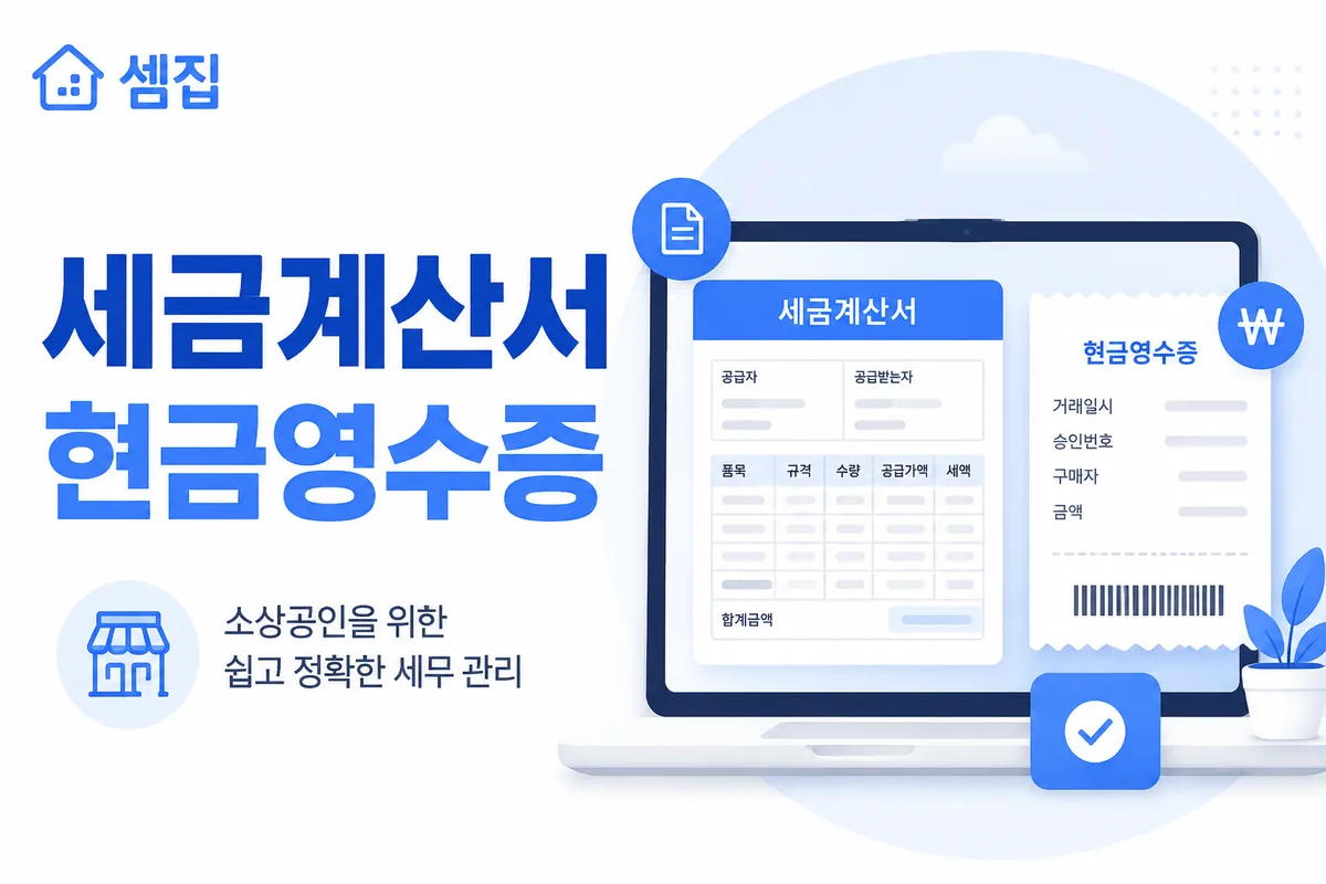 세금계산서·현금영수증 처리 (전자발급·의무)