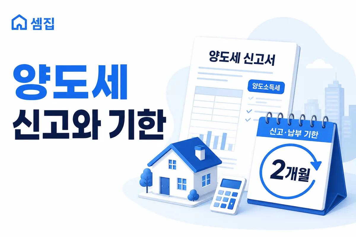 양도세 신고 기한과 절차 (2개월 예정신고)